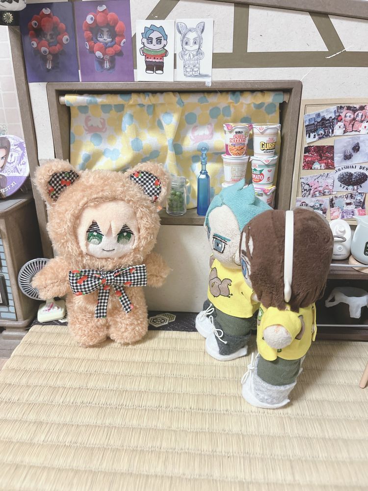 最近(最近？)お友達のところにいったぬいたちが制作したぬいたち