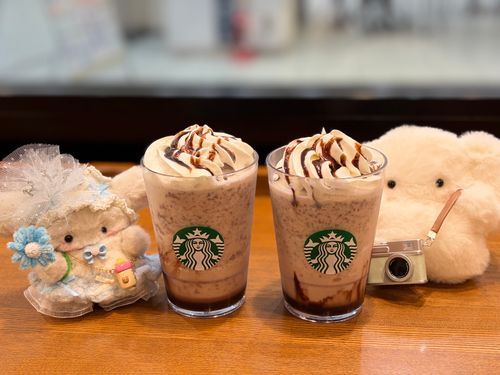 家族と幻のフラペチーノを飲みにꉂ☝️✨
…飲んだのは主たち(⑉•̆  •⑉)