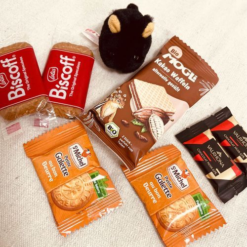 ごあいさつでしゅ。
実は、むいたんが失踪してしまったのでしゅ。
けいさつにもとどけたのでしゅが、全然帰ってこないでしゅ。かなしいでしゅが、しばらく、アマミノクロウサギのボクが、ここに登場するでしゅ。
かいぬしさまは、あのときイライラしておこっていたのがいけなかったと、反省しているでしゅ…、
またなかまが増えたらおしらせするでしゅよ。
ボクはおなかにマグネットが入っているので、あまりおでかけしないのでしゅ。

これは、かいぬしさまのおかあさんからのおみやげでしゅ。いっしょに食べるのでしゅ。