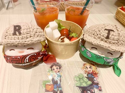 これは あるじが たいへん おきにいりの おれたち だそうれすよ🥗👨‍🌾