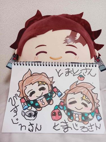 これは おともだちが かいてくれたれす！あるじより とてーもとてーも じょずれす！！
