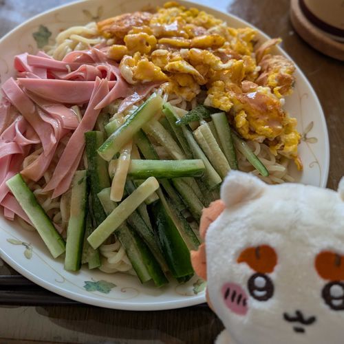 「冷やし中華を食べました〜☺️」