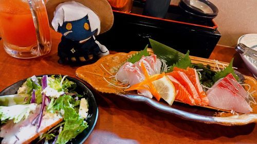お刺身美味しかったね