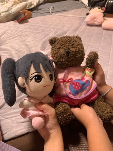 ハローちゃんと一緒にお泊まりしたよ〜！🩷🐻