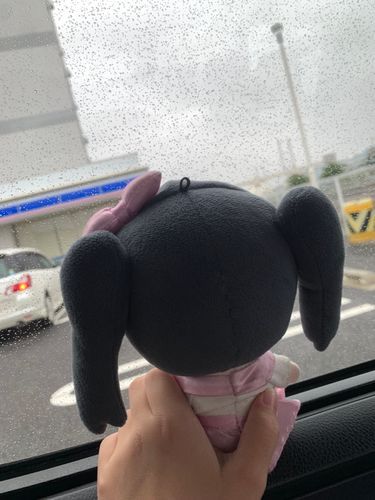 ☔️が降ってテンション上がったかれんたん🩷