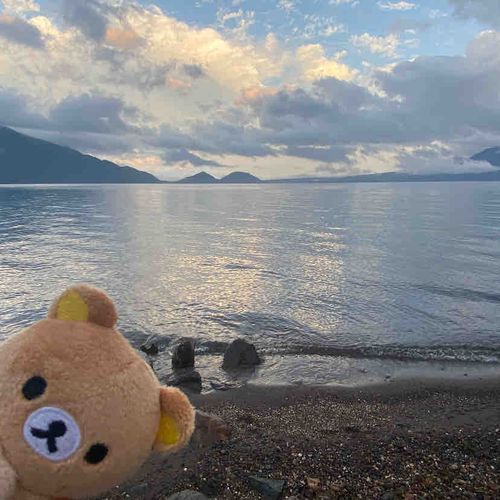みずうみ、きれいだった