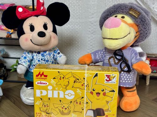 ぴーしゃんが食べてたシーズンアソートのピノなかったから、通常サイズのピノのピカチュウパッケージを買ってきたの✨
また探しに行くのチョコミント🩵