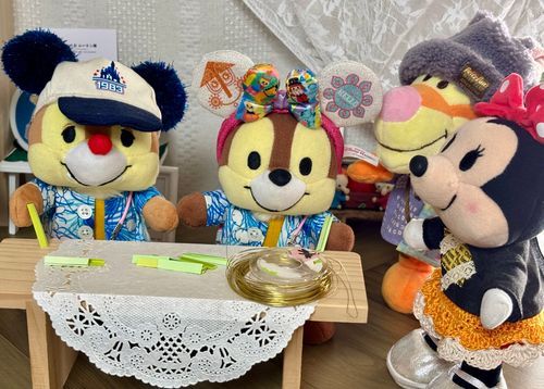 ちょうどいい物がない💦
…ないなら作ればいい❣️
って事でチデちゃん工作中なの🤭