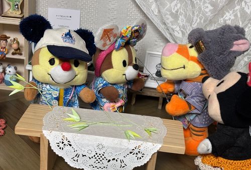 ティガーもお手伝いして、太めな針金持ってきてくれたの✨