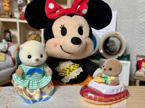 新しいお友達お迎えしたの🦦✨
ラッコのお姉ちゃんのアクアちゃんと妹のカイリちゃんなの❤️