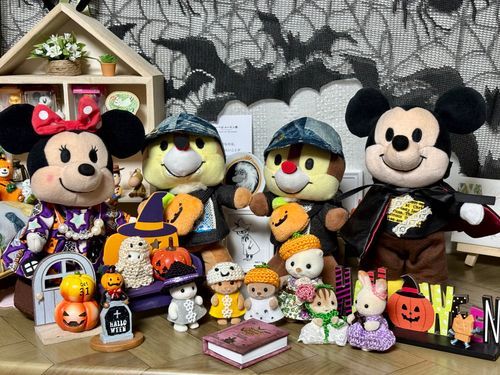 トリックオアトリートなの✨🎃👻✨
ミニー、チデちゃんの仮装にビックリなの🤭✨