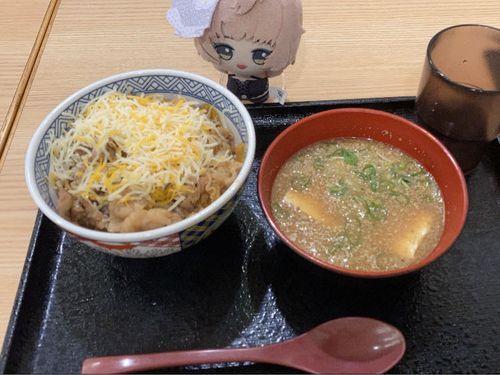 わぁ、ぎゅうどん！

(ちゆきさんにおしえてもらいました〜🐑)