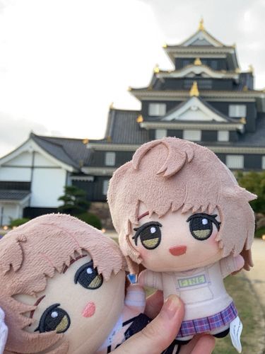 みんなでおかやまじょう！🏯
くろくておおきくてとってもかっこよかったよ〜！
