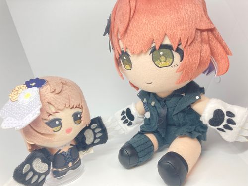 せんぱいはるきぬいちゃん(ママちゃん)とがるる！！🐉
はろうぃんのじゅんびはばっちり！🎃