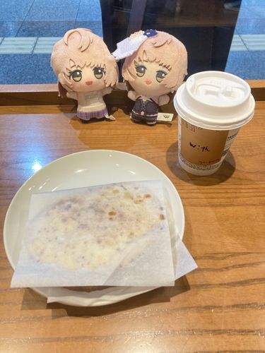 みんなでかふぇのもーにんぐをたべにいったよ！☕🥪
おしゃれでとってもりらっくす〜♪