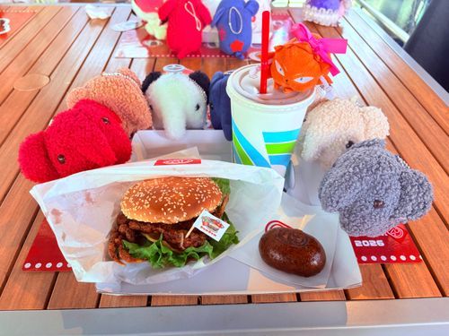 ﾄﾞﾑｯ❣️🦀🍔