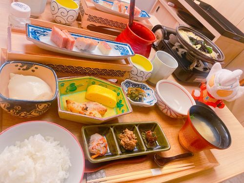 朝からお腹いっぱいになった