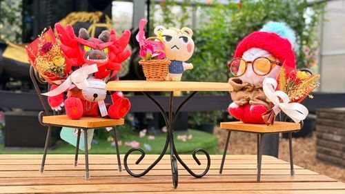 秋コーデでお友達とお出かけ