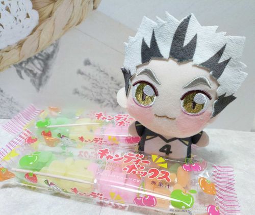 レトロなお菓子を貰ったから、木兎さんにもあげるね！