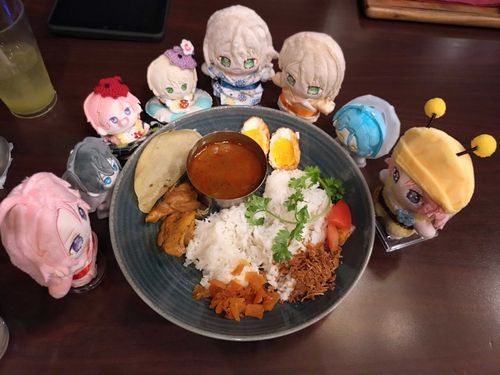 おいちを囲むぬい達です！