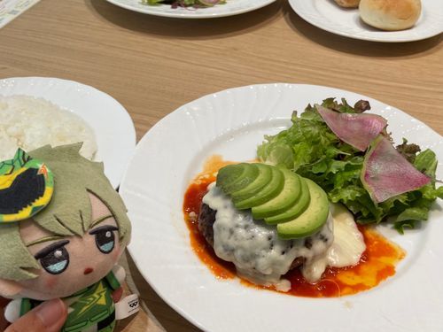 アボカドチーズハンバーグだよ