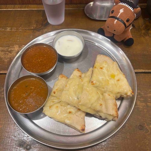 美味しかったねチーズナン、おどう。