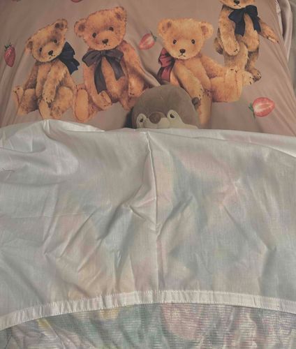 こもちゃんも、ねるよ〜
きょういやなことあったひとも
しあわせだったひとも
あしたもいいひにしようね〜