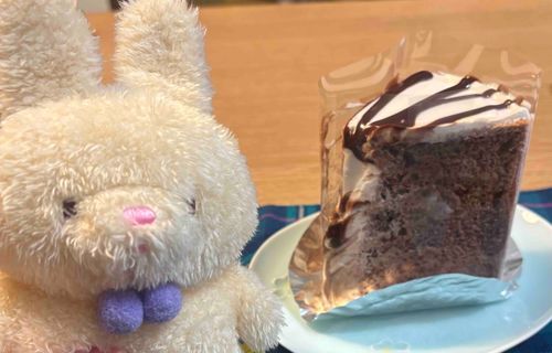 ケーキおいしかったとんねー！