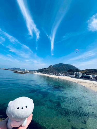 空と海が果てしないね、𝓑𝓪𝓫𝔂…
