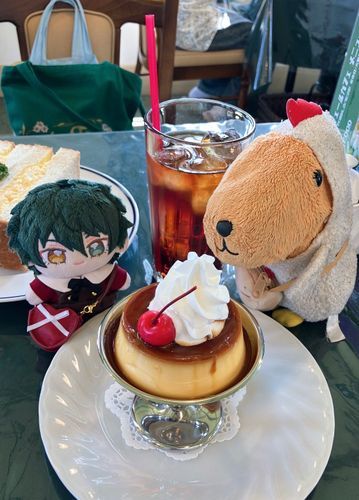 かためのプリンだ〜いすき🍮💕︎💕︎