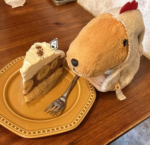 たっぷりクリームだ〜💕︎💕︎