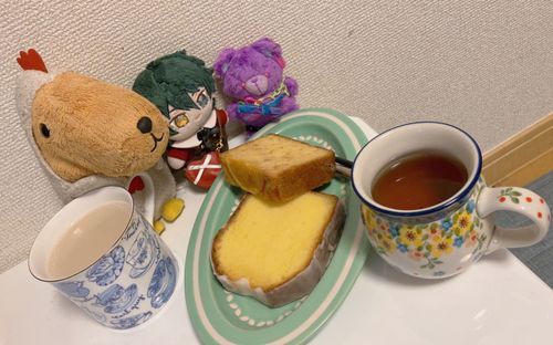 レモンのケーキ🍋 とオレンジのケーキ🍊だって〜💛‎🧡‬