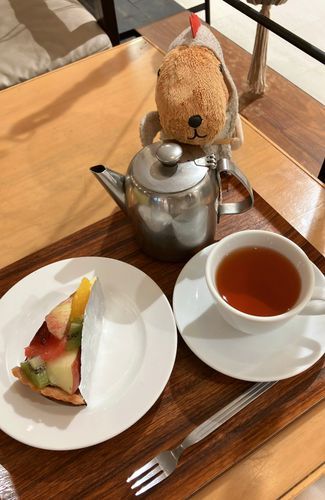 フルーツタルトもおいしかったね〜🍎🍊🍇🥝