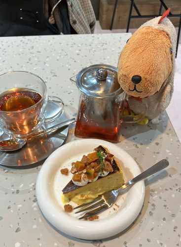 かぼちゃのケーキが おめあてだったんだよね〜🎃