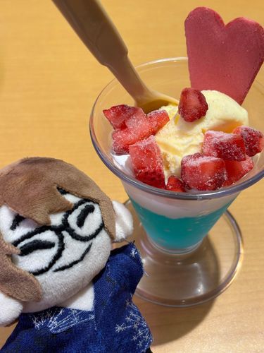 おすし屋さんのパフェ