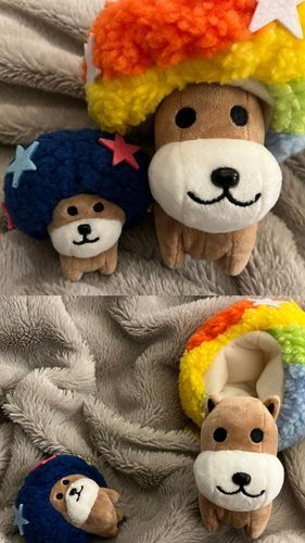 はいチーズ✌🏻
実はアフロ着脱式です。取れんのかーい