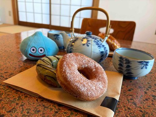 ピキー！
おいしそうなドーナツ
今日は宿屋に泊まるんだ
