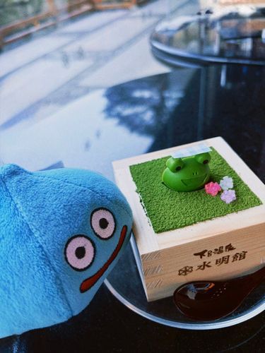 下呂温泉でティラミスを食べたよ！
おいしいね🐸💙