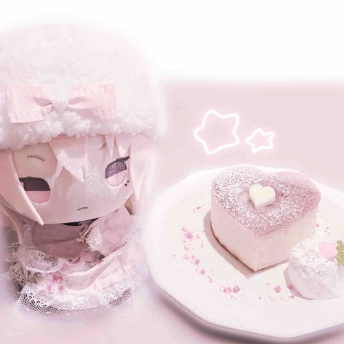 ふわふわの　はーと　の　ぱんけーき 🥞