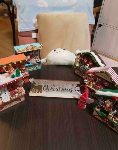 クリスマスマーケットのミニチュア