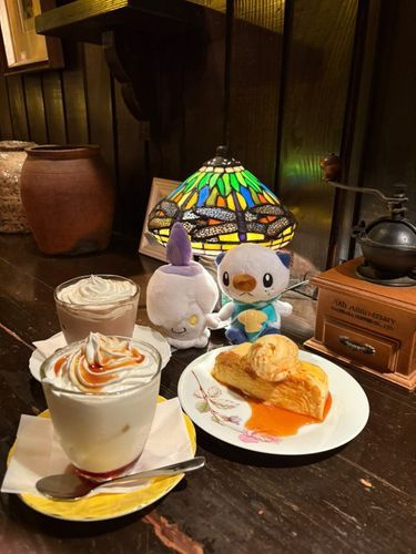 ヒトモシちゃんと🍮🕯