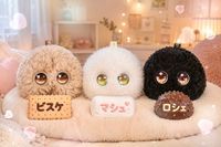 ビスケ‪🤎&マシュ‎🤍&ロシェ🖤