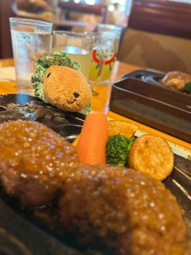 とんかつ｢さわやか
のハンバーグ食べたぞ！！｣