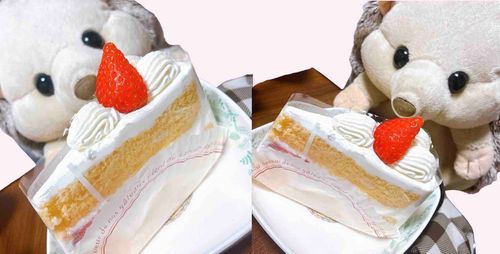 これは、はりぽんの分のケーキっていう認識で合ってるよね？いただきます🍰