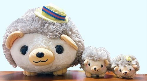 見て見て〜！またデカぽんちゃん達の仲間が増えたんだよ🫶真ん中の子だよ！🦔🦔🦔
にんげんの姉がアミューズメントパークに居たこの子を連れて帰って来てくれたんだ！はりねずみのハリンシリーズで、これぐらいのサイズの子がいるって知らなかったんだけど、両手のひらに収まるサイズでかわいい〜〜〜🥰
知らないだけで、まだまだ他のサイズの子も居るのかな？