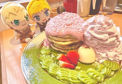 春を感じるパンケーキだったね🥞