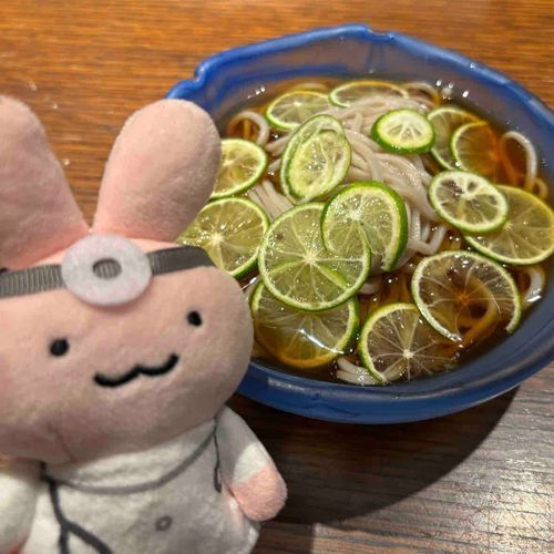 酢橘そば！！美味！！