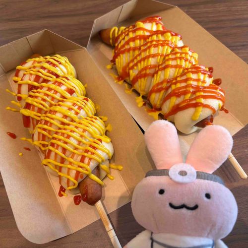 もちもちソーセージパンだよ〜
