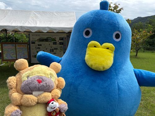東北電力の、マカプゥさん！でっけえ！もっと電気つくるために…もっとダム作りましょう！ってお願いしてきたぶもー🌟😤🌟