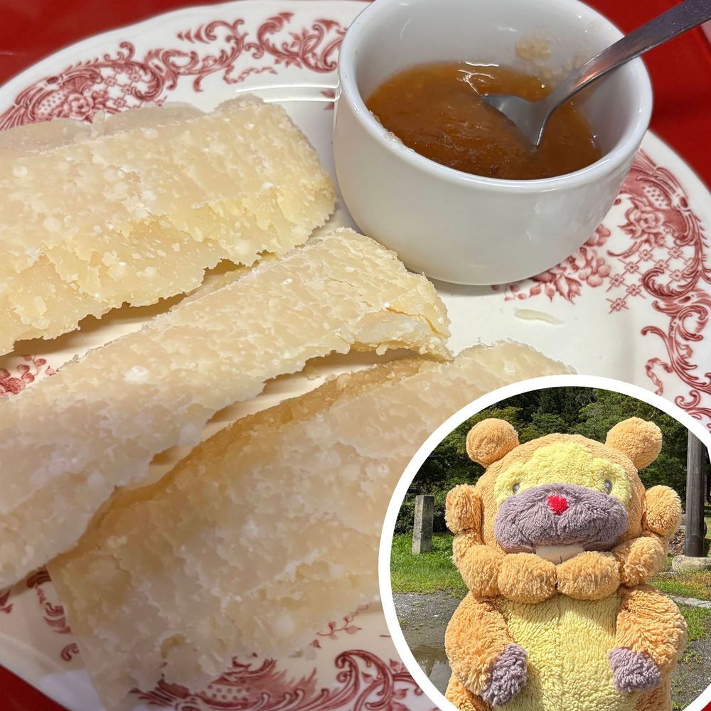 いたりあ うまいもんじまん①
おーそどっくすで、でんとーてきなうまいもんをしょーかいするぶも!
1 ぴっつぁ!すいぎゅーもっつぁれら!とまとがうまい!
2 パルマハム!手前のあげぱんみたいのにのせて食うぶも!ハムのあぶらがとける!
3 ぱるみじゃーのれっじゃーの!50ヶ月じゅくせー!ふるーてぃですぱいしーなじゃむつける!
4 なんとかかんとか!スープパスタ!粉チーズめちゃかける!丸いのの中にもチーズ、スープは牛出汁!
すごいとこぶも、うまいもんだらけぶもー❤️😤❤️